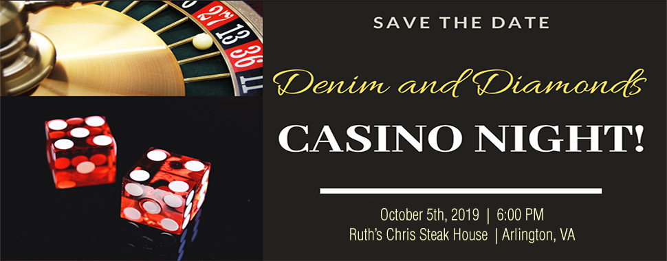 Denim and Diamonds Casino Night Save the Date